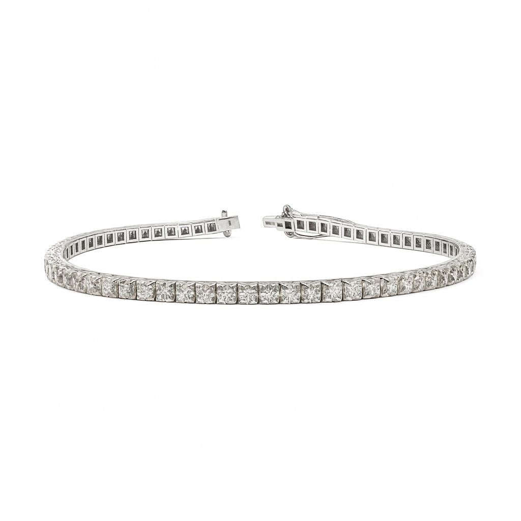 Tennis Davite&Delucchi in Oro Bianco e Diamanti ct. 2,00 BR002272/0