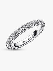 Anello Pandora Pavè Fascia Singola