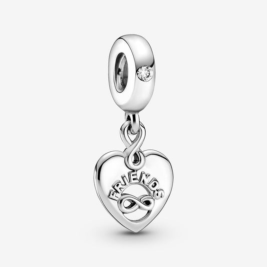Charm Pandora Pendente Cuore Amici Per Sempre