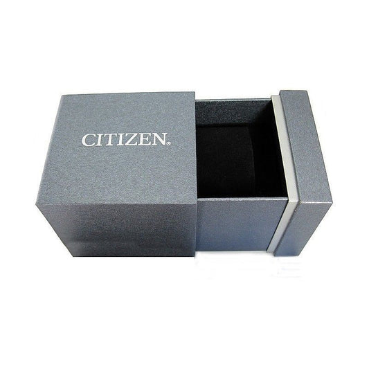 Citizen Men's Watch OF Black with Black Leather Strap Eco Drive