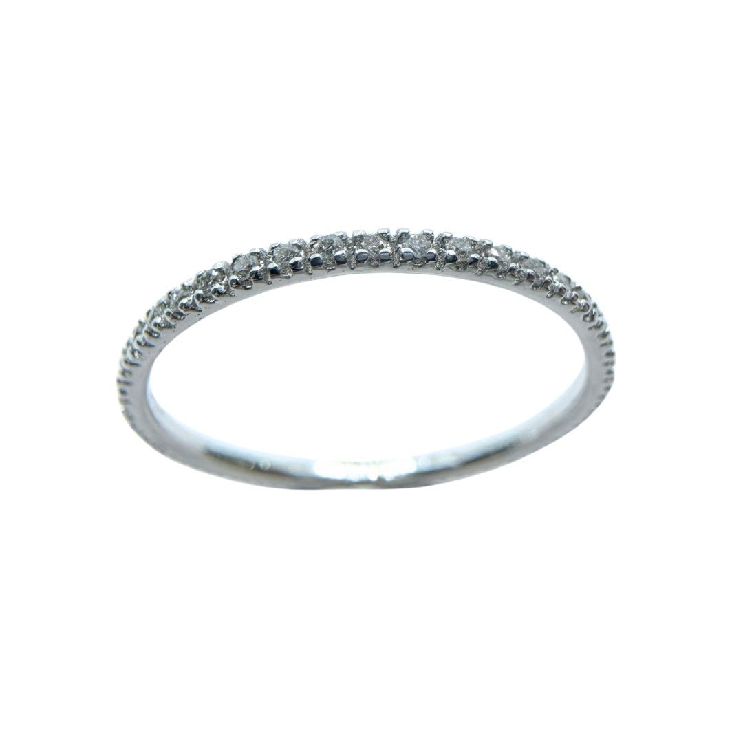 Veretta Girodito Bibigì in oro Bianco e Diamanti ANK0023B00G