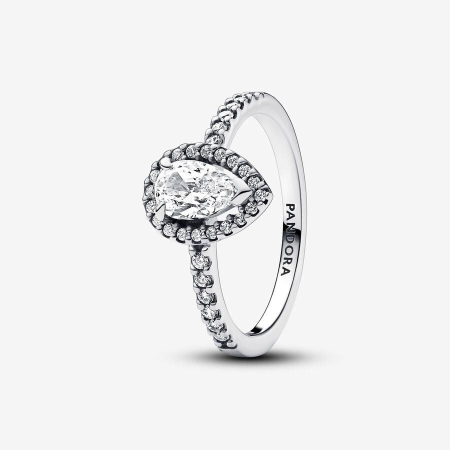 Anello Pandora Punto Luce Goccia Piccola 192835C01