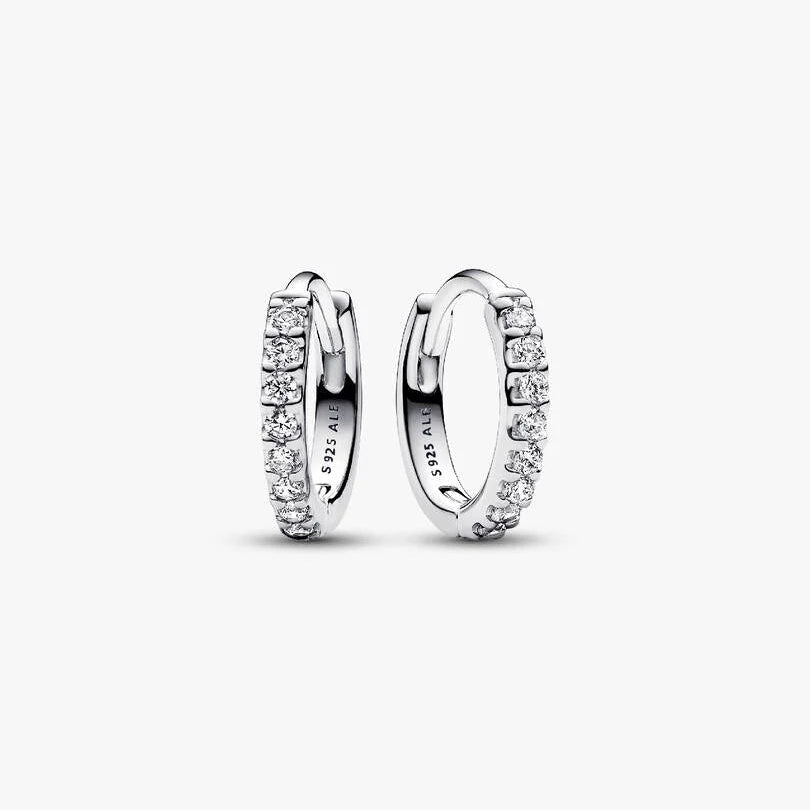 Orecchini Pandora Cerchi Piccoli Pavè 293015C01