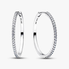 Orecchini Pandora Cerchi Grandi Pavè 294650C01