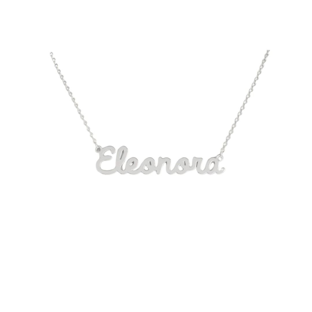 Collana Nome Eleonora In Acciaio 316