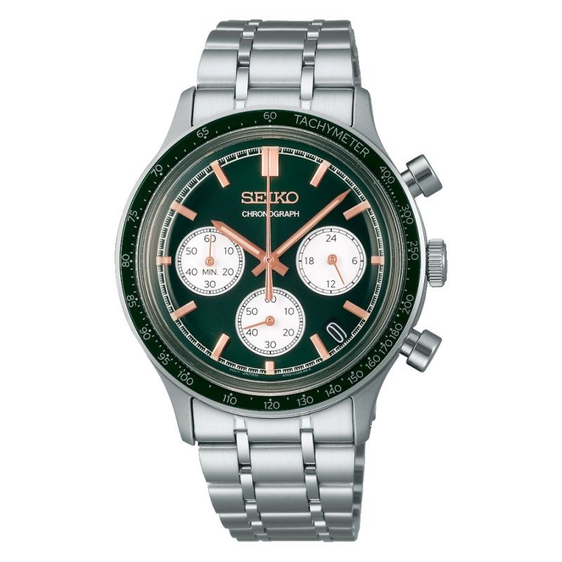 Orologio Seiko Sport Chrono Quarzo Verde SSB481P1