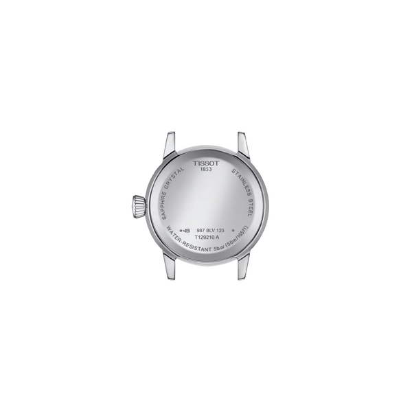 Orologio Tissot Classic Dream al Quarzo con Quadrante Bianco e Numeri Romani T1292101101300
