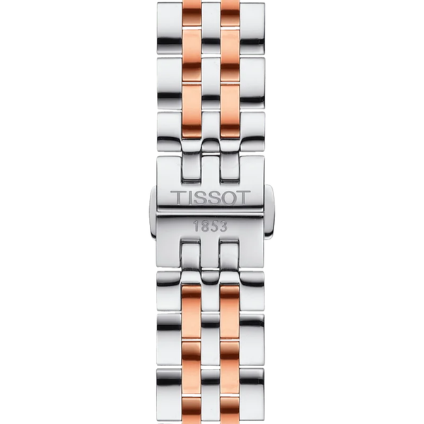 Orologio Tissot Tradition Lady Quadrante Bianco e PVD Oro Rosa T0632102203701