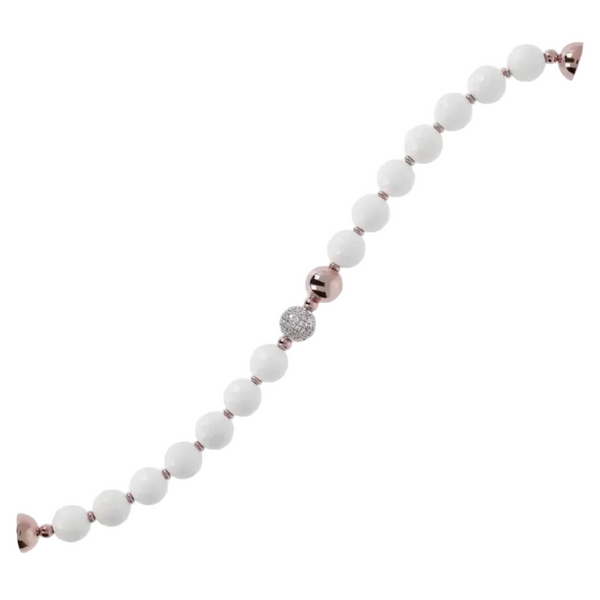 Bronzallure Bracelet with Natural Stone and Zircons