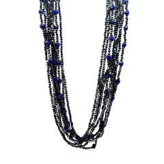 Collar Rajola Valzer con espinela, lapislázuli, jade y nácar