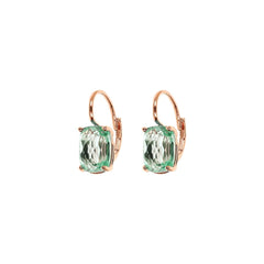 Orecchini Bronzallure Pendenti Con Prisma Gem Taglio Mosaico -