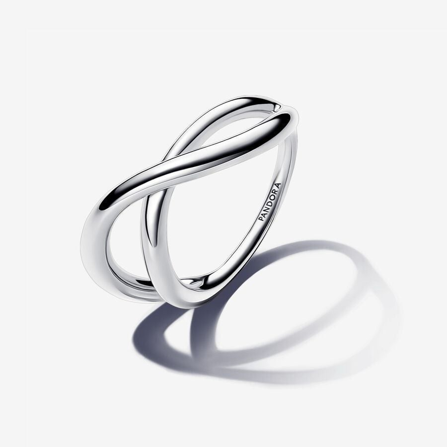 Pandora Silver Infinity Ring Sinuous Line