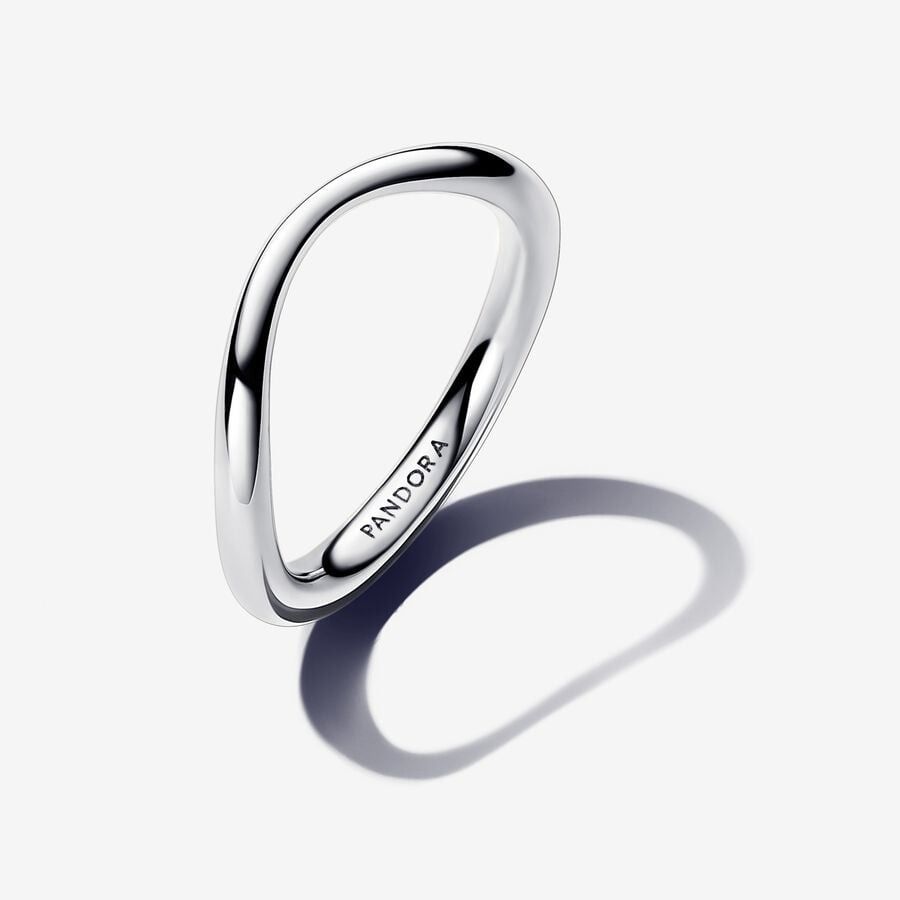 Anillo Pandora Línea Sinuosa