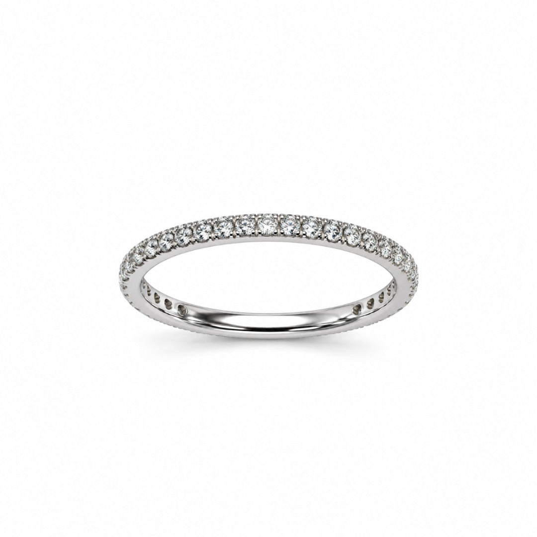 Anello Iannelli Veretta Girodito in Oro Bianco 18 KT e Diamanti CRV1