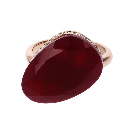 Anello Bronzallure Preziosa Con Pietra Naturale