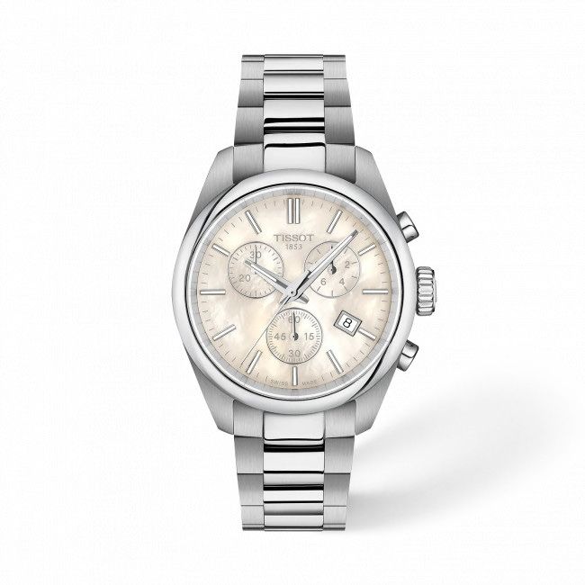 Orologio Tissot PR 100 Chrono 36 mm Madreperla T1502171111100