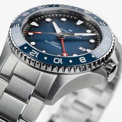 Orologio Uomo Hamilton Navy Scuba Automatico GMT 43 mm Blu H82535140