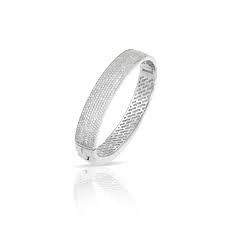 Bracciale Sogni Rigido con Pavè Bianco