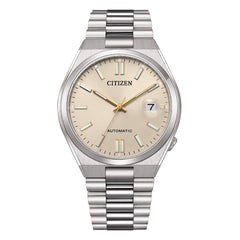 Reloj automático Citizen Tsuyosa para hombre con esfera color champán