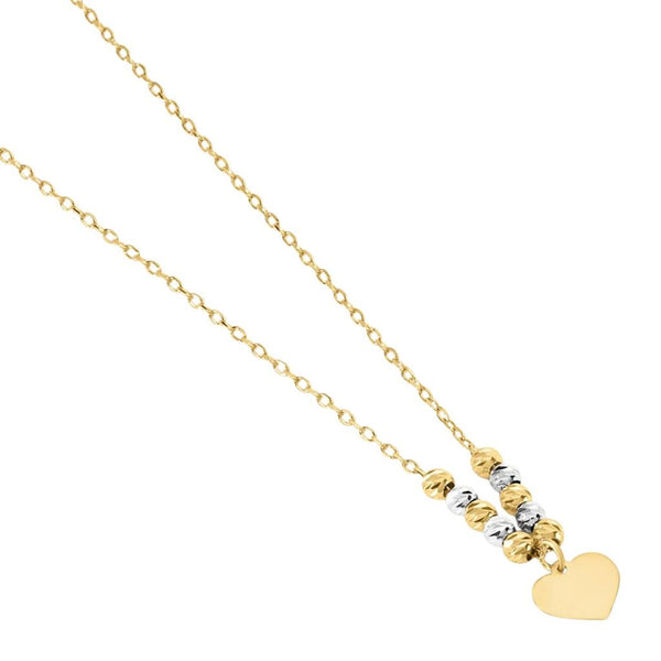 Collana Stroili Cuore Mon Petit Oro Bicolore 9 KT 1415865
