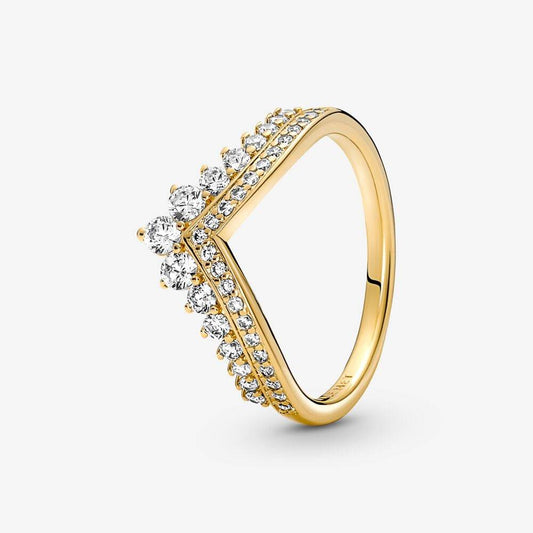 Anillo Pandora Golden Princely Wish