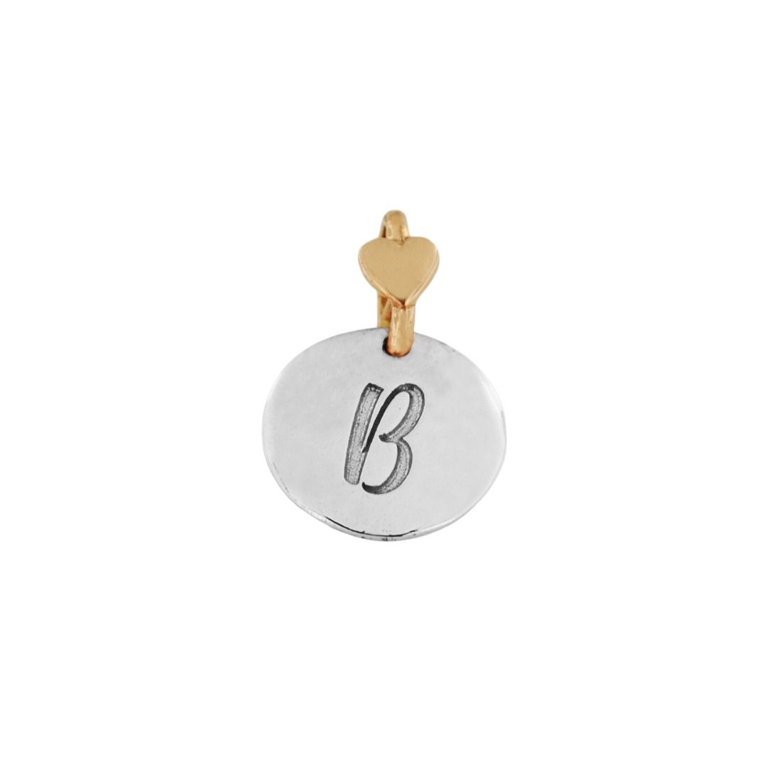 Charm Dodo Mariani Iniziale In Argento E Oro Giallo O Rosa 9 Kt INIZ/