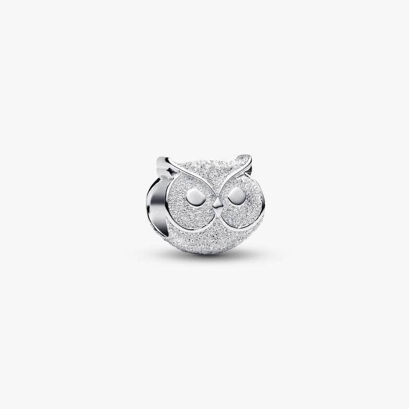 Charm Pandora Mini Búho Efecto Diamante