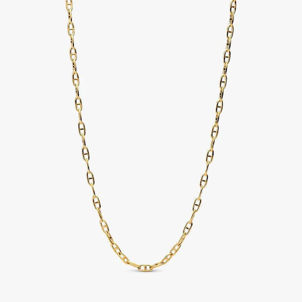 Collana Pandora Catena Maglia Ancora Rifinita In Oro 363899C00