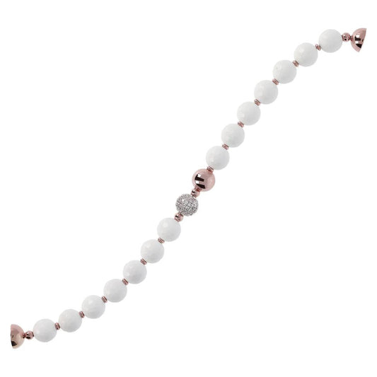 Pulsera Bronzallure con piedra natural y circonitas