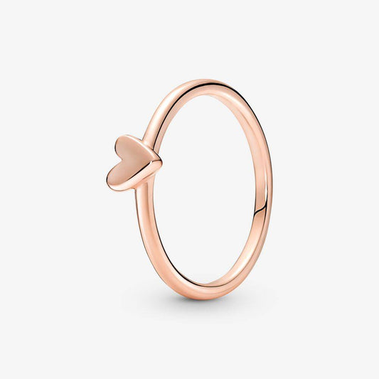 Pandora Asymmetric Heart Ring