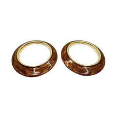 Creola Fraleoni Rainbow Con Smalto Brown 66DORATOBROWN