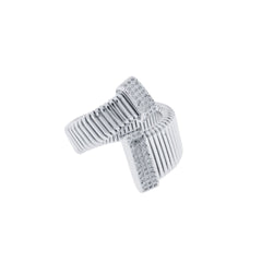 Anello Marcello Pane Twist Argentato ANFO 016-56
