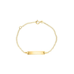Bracciale Stroili Con Targhetta Holy Oro Giallo 9 KT 1415825