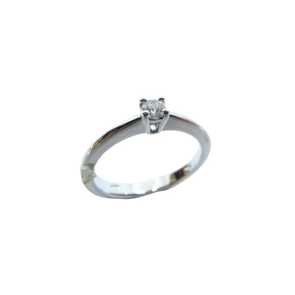 Mirco Visconti White Gold Ring with Diamond