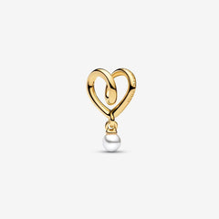 Pandora Family Charm, Where Love Is Endless 14K Yellow Gold Plating