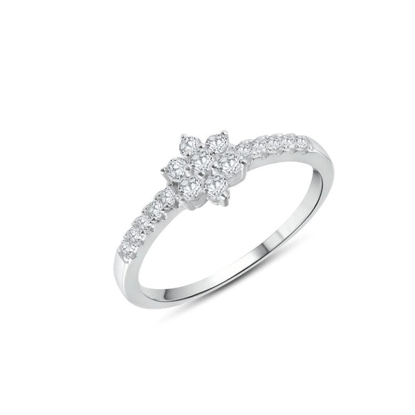 ANILLO FLOR DE PLATA 925