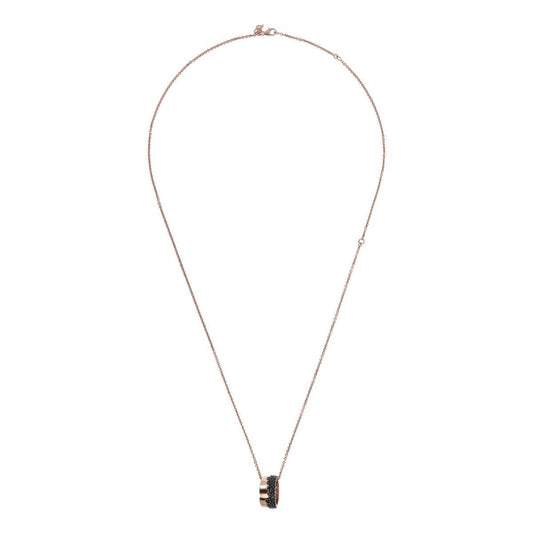 Collar de anillo Bronzallure con pavé de circonitas negras