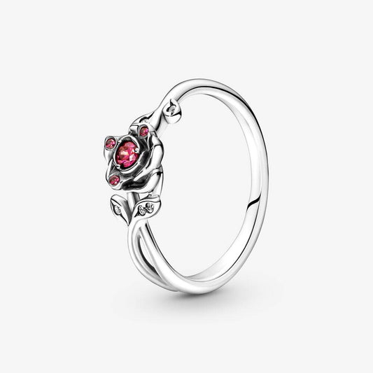 Anello Pandora Disney, La Bella e la Bestia, Rosa Incantata