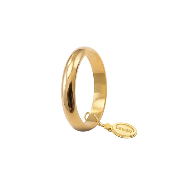 Alianza de boda clásica Unoaerre de oro amarillo de 5 g