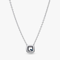 Collana Pandora Punto Luce Quadrato Bianco 393560C02-45