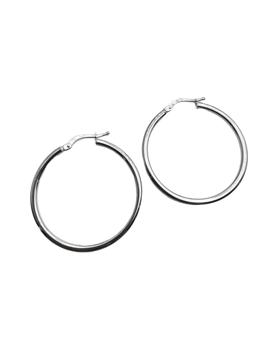 Cerchi in Oro Bianco 18 KT Lucidi