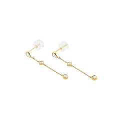 Orecchini Stroili Pendenti Claire Oro Giallo9 KT Cubic Zirconia 1437098
