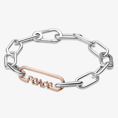 Charm Pandora Link Rosè "Peace" 789698C00