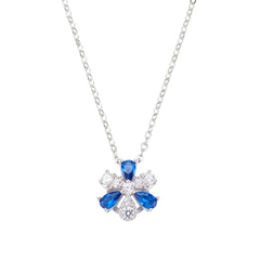 Collana Stardust con Pendente Margherita Blu e Bianca NMABBLBZ3