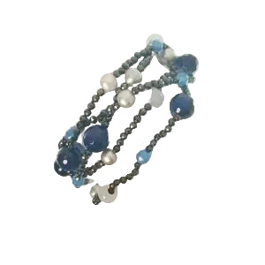 Bracciale Rajola Jazz con Agata, Spinello, Calcedonio e Perle 54-681-218