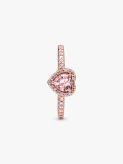 Anello Pandora Rosè Cuore In Rilievo Rosa