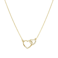 Collana Stroili Doppio Cuore Beverly Oro Giallo 9 KT 1428568