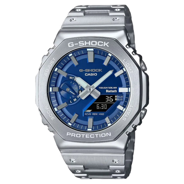 G-Shock Full Metal con esfera azul brillante