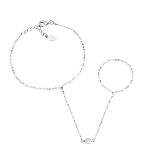 Baciamano Amen Con Zircone Bianco