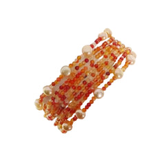 Bracciale Rajola Valzer con Corniola, Perle Rosate e Madreperla 54-699-2118